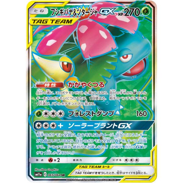 フシギバナ＆ツタージャGX SR [リミックスバウト] SM11a 065/064