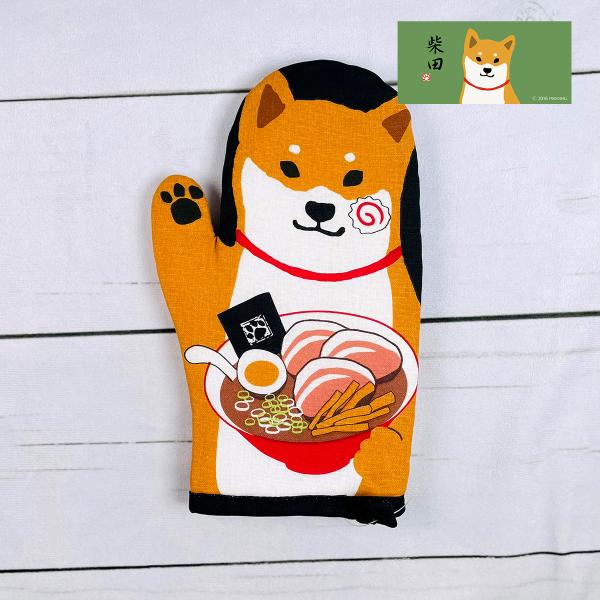 フレンズヒル 柴田さん ラーメンデスカ 柴犬 ミトン HW-383-51