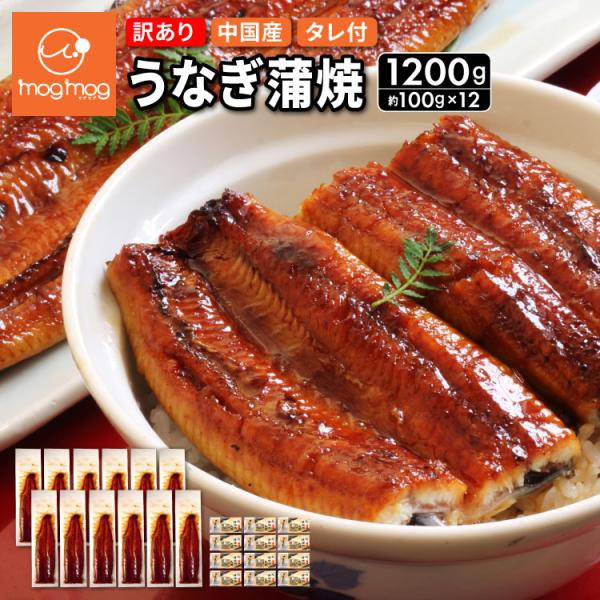 送料無料 中国産 訳あり うなぎ 蒲焼 約100g×12尾 うなぎ 鰻 ウナギ
