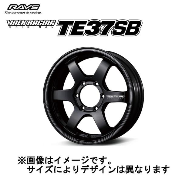 レイズ ボルクレーシング TE37SB 6/139.7 18x8.0J +38 プレスドダブルブラック (PW) 06088803816PW