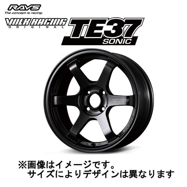レイズ ボルクレーシング TE37 SONIC  ソニック 4/100 16x6.5J +45 ダイヤモンドダークガンメタ (MM) 06076654592MM