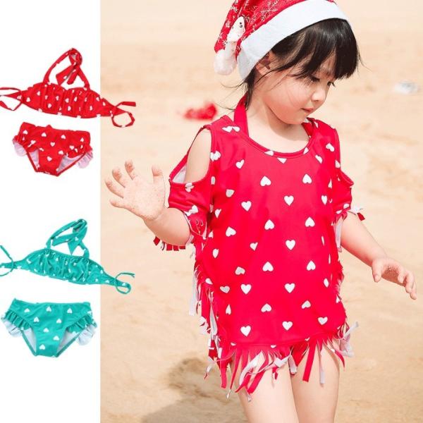 Kid S 3点セット カットアウェイフリンジポンチョ付きハート柄ビキニキッズ水着 水着 女の子 キッズ セパレート ポンチョ フリンジ ハート柄 ドット Buyee Buyee 提供一站式最全面最专业现地yahoo Japan拍卖代bid代拍代购服务 Bot Online