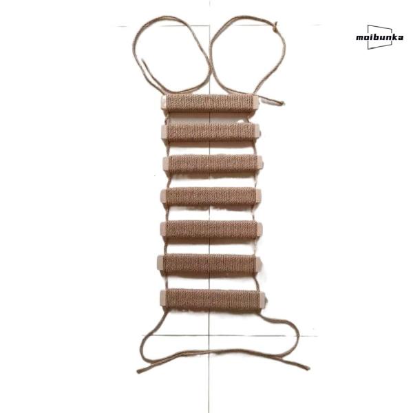 寸法：橋の長さ：1メートル、50cm、35cm（橋の両端のロープの長さを除く）、ボードの厚さ：5cm、橋の幅：25cm吊るすのも便利で、本棚の高さは自分で決めることができます。猫の本能を満たし、猫に楽しみを加え、壁に取り付けます。猫に十分な...