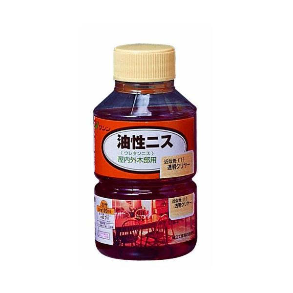 他サイト： 和信ペイント 油性ニス 透明クリヤー 120mlの商品画像