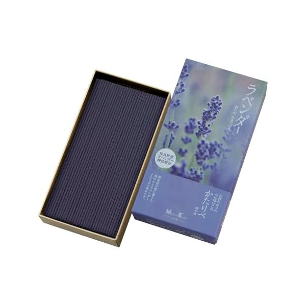 開花前の蕾に満ちた、爽やかなラベンダーそのものの香りのお線香。