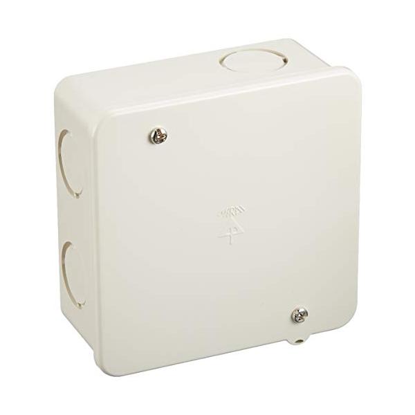 他サイト： 未来工業MIRAI PVKボックス 中形四角浅型・ノック付 ベージュ 1個 PVK-ANJの商品画像