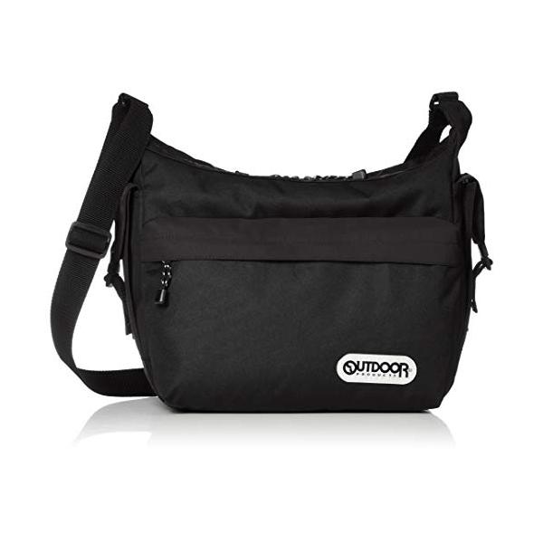他サイト： アウトドアプロダクツ ショルダーバッグ ラフ 大容量 マザーズバッグ 旅行 斜め掛け 16L ブラック1オールブラックの商品画像