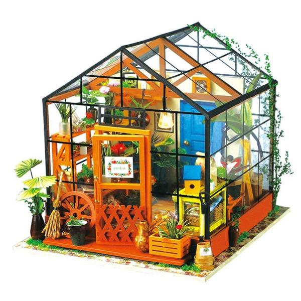 ドールハウス ミニチュア 手作りキットセット おしゃれなお店 Ledライト付属 ビニールハウスの花屋さん Buyee 日本代购平台 产品购物网站大全 Buyee一站式代购 Bot Online