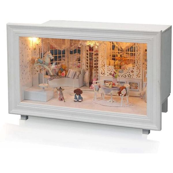 ドールハウス ミニチュア 手作りキット セットプリンセスのお部屋 犬