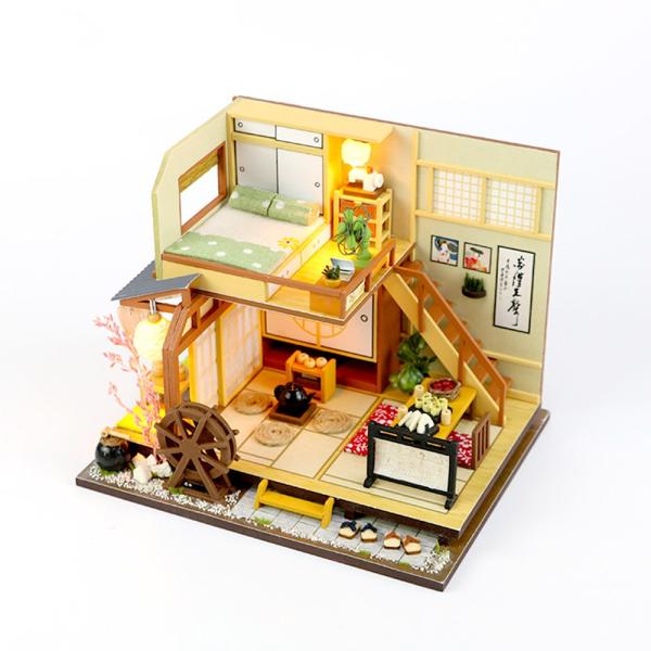 ドールハウス ミニチュア 手作りキット セット 和風 シリーズ 和 日本 初心者向 LEDライト + アクリルケース + 工具セット(軽井沢の別荘) /【Buyee】 ドールハウス ミニチュア 手作りキット セット 和風 シリーズ 和 日本 初心者向 LEDライト + アクリルケース + 工具セット(軽井沢の別荘) /【Buyee】