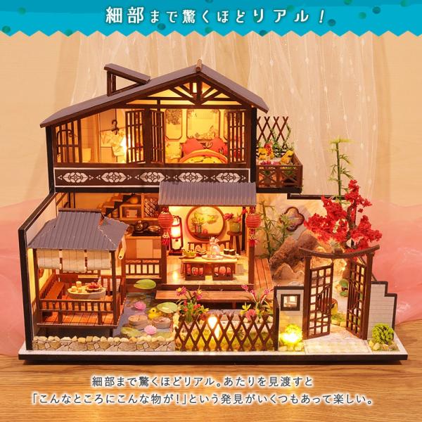 豪華 ミニチュアハウス 3階建てのレトロなヴィラ 完成品 - 人形 豪華 ミニチュアハウス 3階建てのレトロなヴィラ 完成品 - 人形