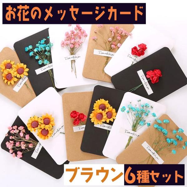 メッセージカード メッセージカード 6種セット グリーディング 14×9.5cm 手紙 レター