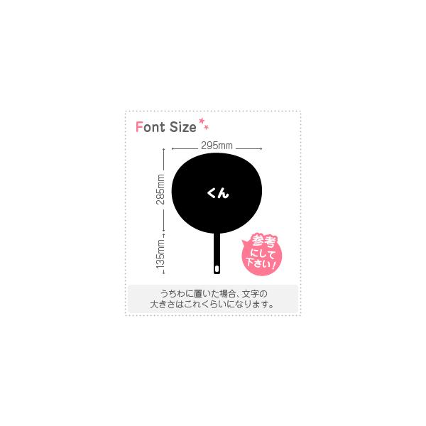 文字の大きさ、くんのイメージ画像 文字の大きさ、くんのイメージ画像