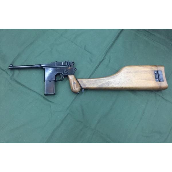 不可動　骨董　ミリタリー　モーゼル　MAUSER 鑑賞用　装飾品 Mauser Model 1914 Pistol With Japanese Holster sold at