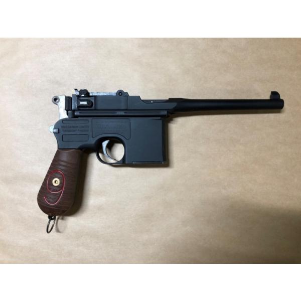 A!CTION ACTION 発火型モデルガン Mouser C96 Red9 ナチュラル仕上