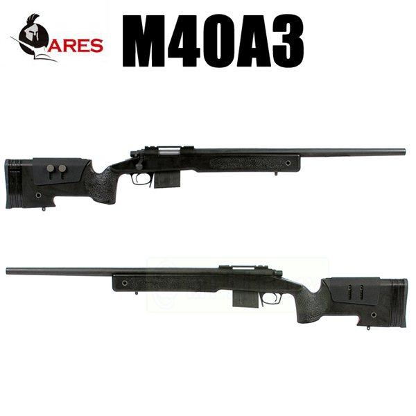 ARES M40A3 エアコッキング スナイパーライフル ブラック : 総合