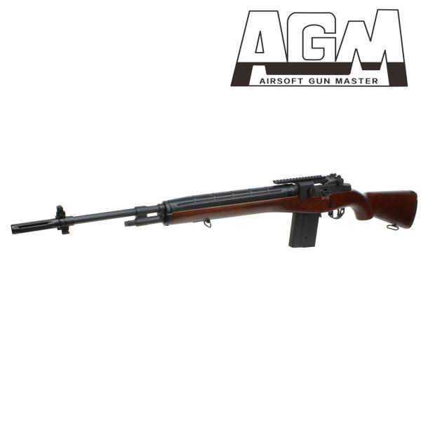 AGM 18歳以上用電動ガン M14 リアルウッドストック : 総合エアガンSHOP