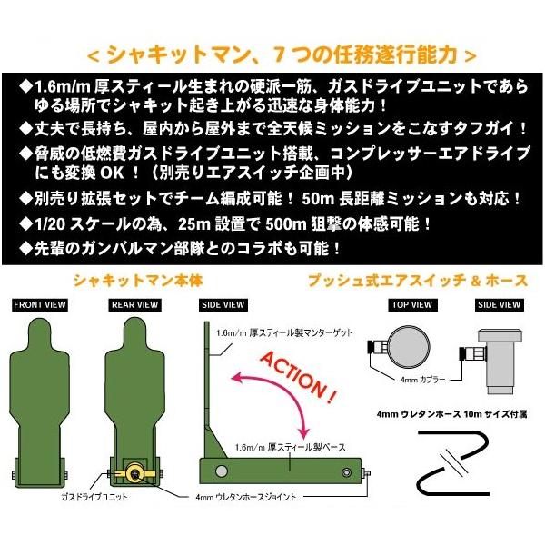 メタルマンターゲット L 3枚