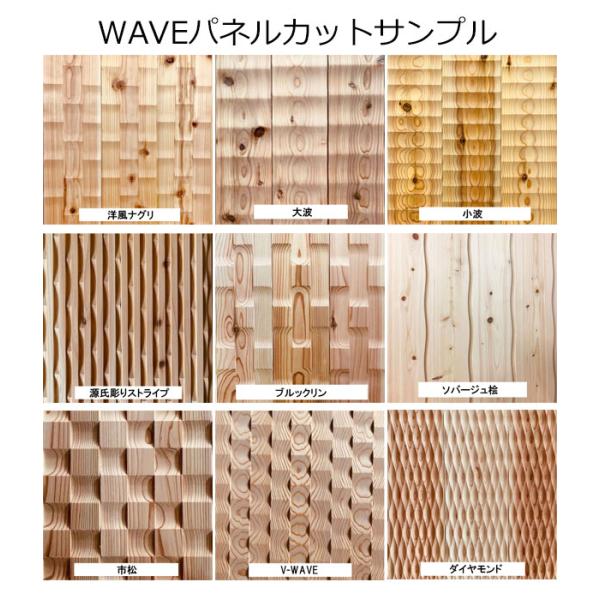 WAVEパネル カットサンプル各種 | こだわりの建材ショップmokku | SitePromo