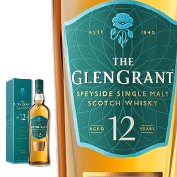 グレングラント 12年 ウイスキー 700ml ギフトボックス 箱入り シングルモルト スコッチウイスキー イギリス GLEN GRANT 正規品