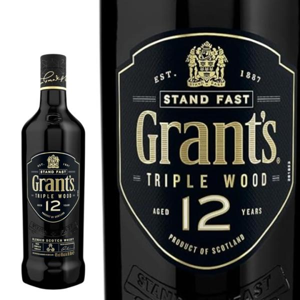グランツ トリプルウッド 12年 700ml ウイスキー スコットランド スコッチ GRANTS TORIPLE WOOD 12 YEARS 正規品
