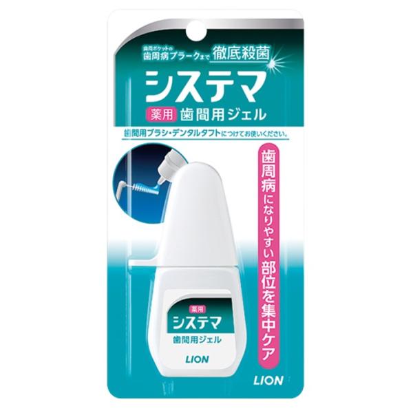 特徴・4つの薬用成分で歯周病・むし歯を予防・IPMP（イソプロピルメチルフェノール）・CPC（塩化セチルピリジニウム）・グリチルレチン酸・MFP（モノフルオロリン酸ナトリウム）・歯間ブラシにのせて使う歯周病予防のためのジェル。・薬用成分が歯...