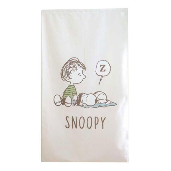 スヌーピー のれん スヌーピーとライナス 21763 85x150cm タペストリー