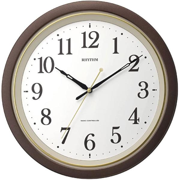 新品　未使用　リズム電波掛け時計　価27,500円　チョイ小ぶり径29.6cm リズム フィットウェーブ564 8MY564SR06 (時計) 価格比較 - 価格.com