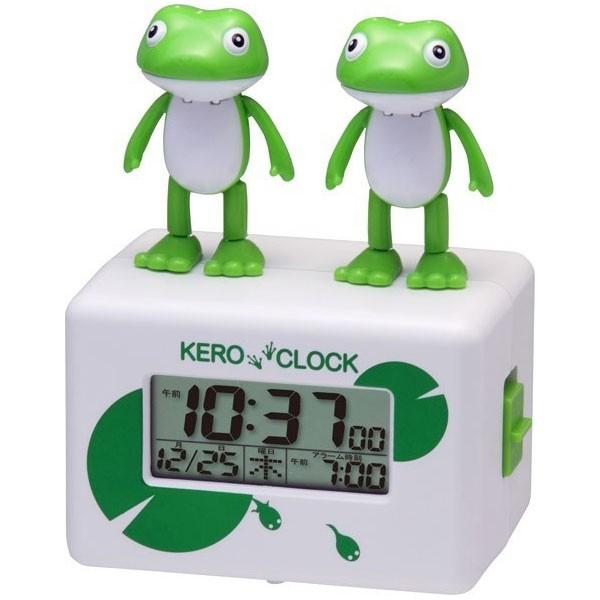 リズム 目覚し時計 ケロクロック2 歌うカエル ランダム音声機能 リズム 目覚し時計 ケロクロック2 歌うカエル ランダム音声機能