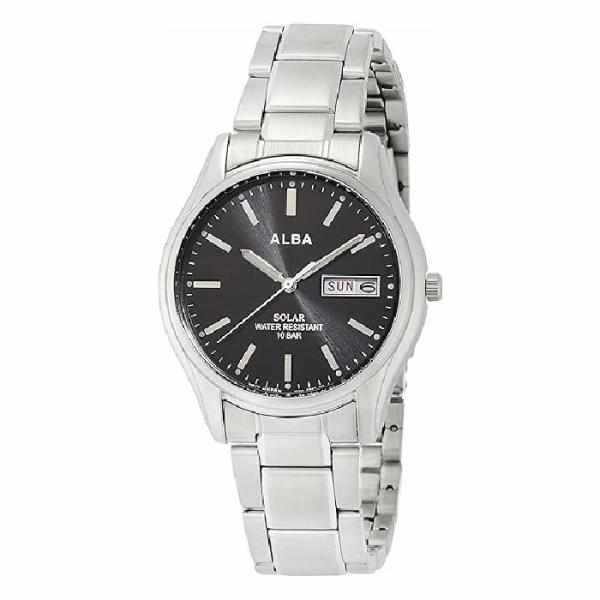 90s ALBA SOLAR レトロ腕時計 チタン製 20BAR防水 SEIKO セイコー ALBA メンズ腕時計 ヴィンデージ調 ミリタリー
