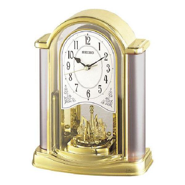 SEIKO セイコー 置き時計 回転飾り付き 金色光沢 BY41 取り寄せ SEIKO セイコー 置き時計 回転飾り付き 金色光沢 BY41 取り寄せ