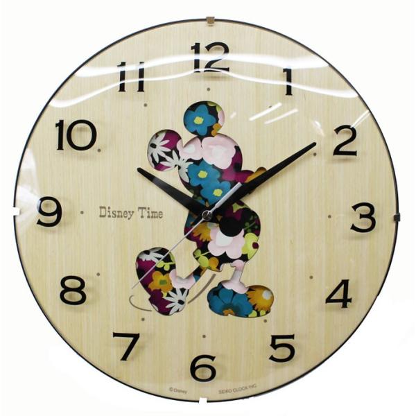 セイコー ミッキー＆フレンズ ディズニータイム 花模様ミッキー