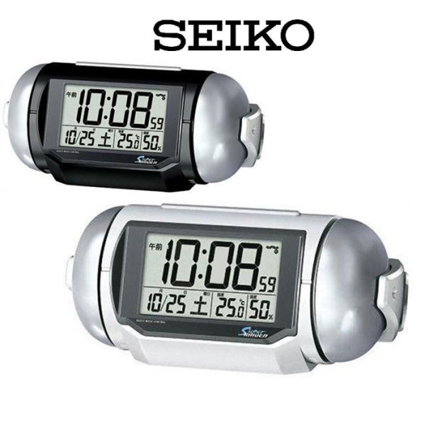 セイコー ピクシス 目覚まし時計 スーパーライデン デジタル