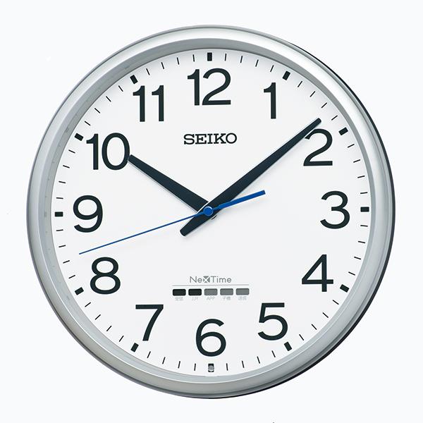 ２個セット セイコー SEIKO 壁掛け時計 電波自動受信 ZS254S SEIKO（セイコー） スマホと同期 電波掛け時計 ネクスタイム ZS254S
