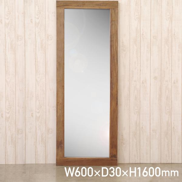 アル ミラー W600 D30 H1600 ウッドミラー 鏡 姿鏡 ダンス ヨガ 木製
