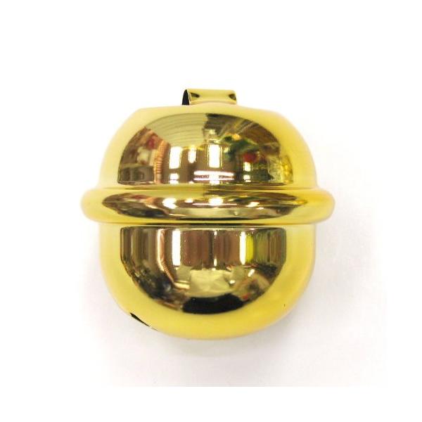 お祭りのお神輿などに飾る金属製の金色の鈴です。■鈴の直径 : 約6.4cm■高さ : 約6.3cm■色 : 金色■真空メッキ※金鈴にひもは付いていません。