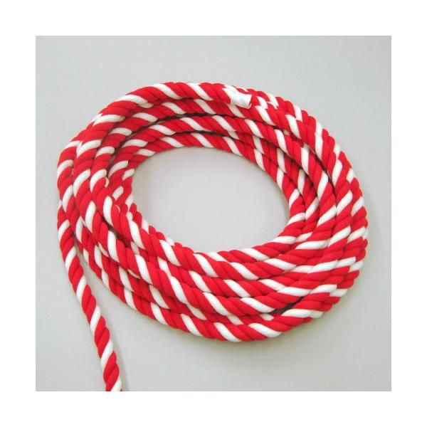 お祭りやイベントやお神輿の牽引にも使える直径2cmの太さの太い紅白ロープです。メートル単位での切り売りとなります。価格は1mの単価となりますので必要なメートル数を下の数量に記入して下さい。数量5で注文されると5mの長さの紅白ロープが1本届き...