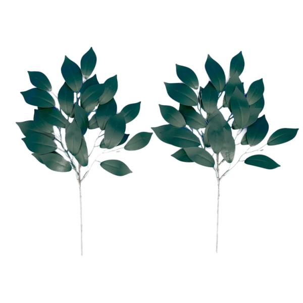 神棚用に最適なサイズです。写真では分かりにくいのですが、少し光沢があるような葉の造りとなっています。◆この商品は2本で1セットとなります。注文数量1で画像の榊 小が2本届きます。■高さ : 35cm　（軸の長さ : 11cm）■葉の長さ :...