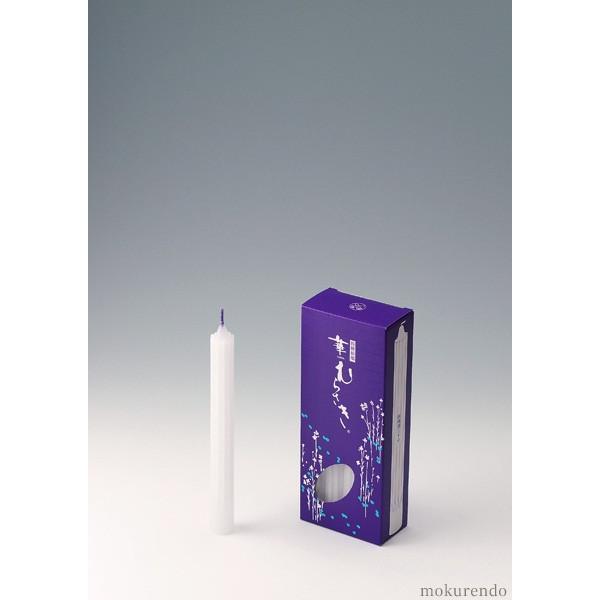 華麗で繊細なろうそく。点火するとゆっくりと自然に花びらが開いてゆきます。●燃焼時間　約4.5時間●内容量　８本●ろうそくのサイズ　直径１８ｍｍ×長さ１７０ｍｍ●パッケージサイズ　長さ１８０ｍｍ×幅５６ｍm×深さ４０ｍm