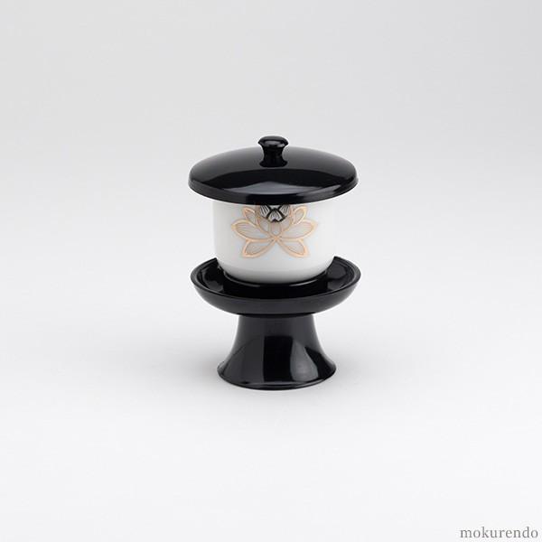 仏具 茶湯器(小) PC茶台・湯呑セット 上金蓮 : 仏具の木蓮堂