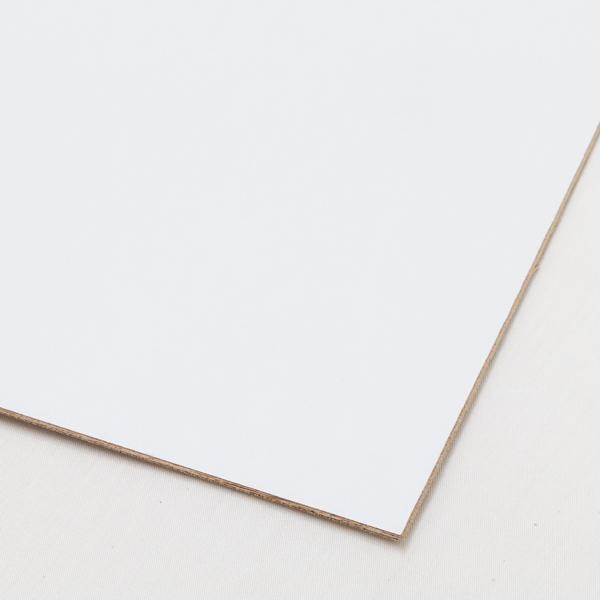 プリント合板 白 2.5ｘ450ｘ450 厚みx幅x長さ(ミリ) 2.5ミリ ベニヤ板 合板 白色 化粧板 カット