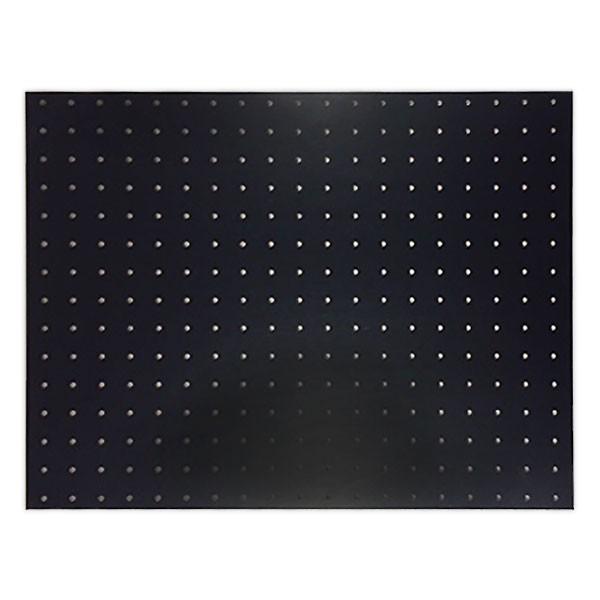 有孔ボード (黒)、4xw580xd445(厚みx長さx奥行)ミリ、穴5ミリ、穴
