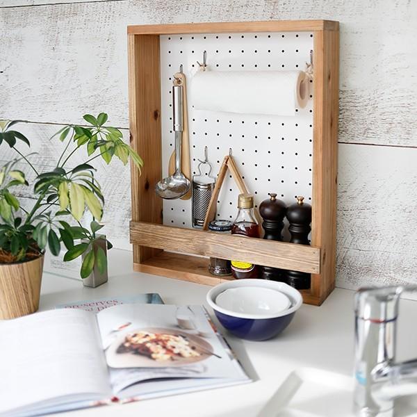 木製ハンドメイド棚 木製ラック『mini ディスプレイラック くねくね』 木製シェルフ 木製棚