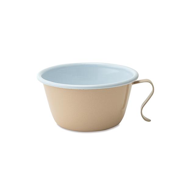 スタッキングカップ　シナモン【63890】 ホーロー　食品ＯＫ　POMEL