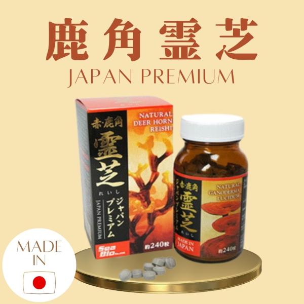 【商品名】赤・鹿角霊芝 ジャパンプレミアム【内容量】240粒【原材料】画像参照霊芝(れいし)とは、マンネンタケ(サルノコシカケ科のキノコ)の中国名。多糖類であるβ-グルカンという成分を豊富に含んでいるのが特徴です。非常に多くの種類がある霊芝...