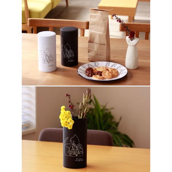 コーヒー缶 キャニスター 収納 珈琲缶 茶筒 保存容器 コーヒー 紅茶 お茶 保存 キッチン 北欧 テイスト かわいい おしゃれ モノトーン シンプル Fika フィーカ Buyee Buyee Japanese Proxy Service Buy From Japan Bot Online