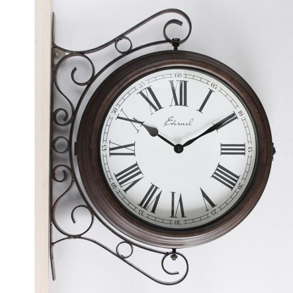 両面壁掛け時計 エターナルボスサイドクロック C 両面時計 掛時計 壁時計 Fenestra Spb Ru