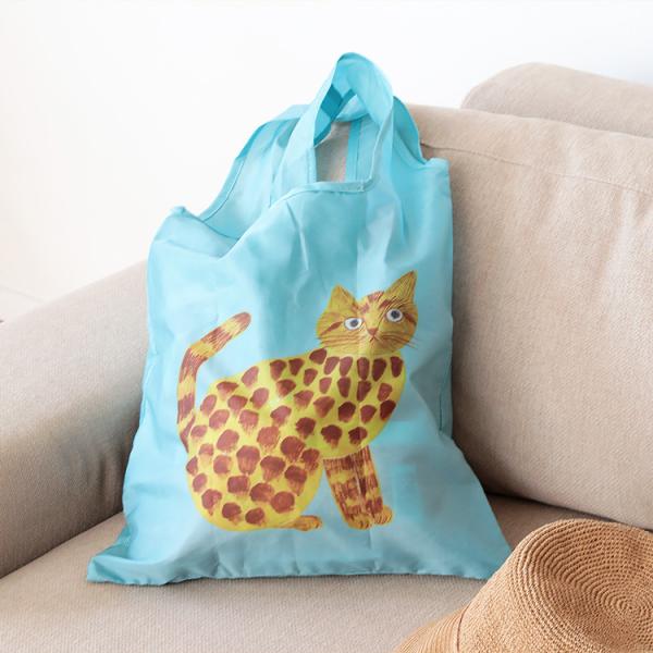 松尾ミユキ エコバッグ Cat 猫 ねこ ネコ イラスト バッグ エコバッグ