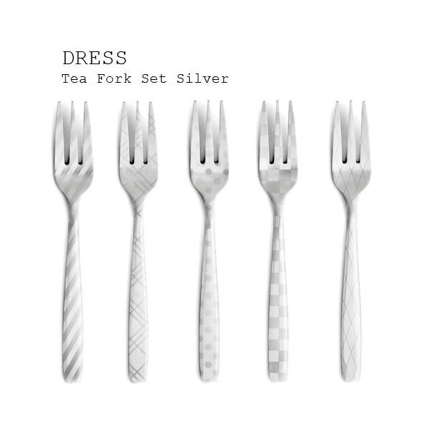Jg[ 5{  Vo[ tH[N Zbg 5{ eB[tH[N Zbg Lb`   k v[g Mtg zj DRESS Tea Fork Set