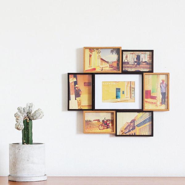 フォトフレーム 写真 写真立て おしゃれ 壁 壁面 シンプル 7枚